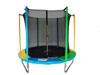 Батут SportElite 2,44мс защитной сеткой внутрь, мульти, MZ-8FT-M